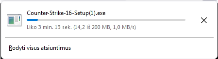 CS 1.6 download process